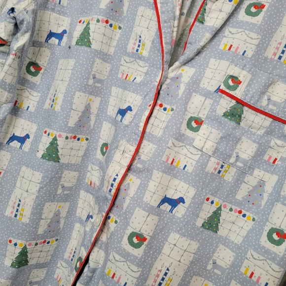 Boden Holiday Window Sleepwear Nightshirt - Picture 5 of 9